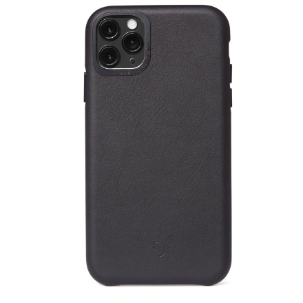 Чохол DECODED Leather Back Cover Black for iPhone 11 Pro Max (D9IPOXIMBC2BK)